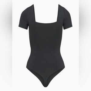 Aritzia Navy Square Neck Bodysuit